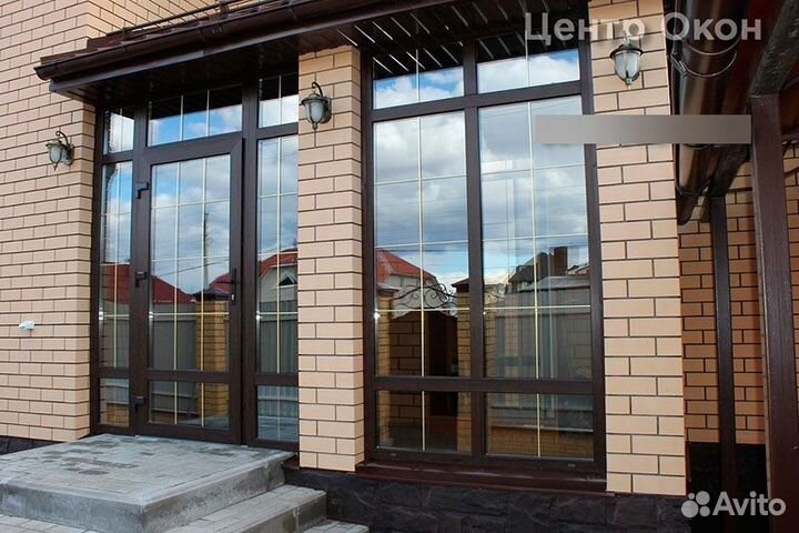 Установка пластиковых окон дверей витражей