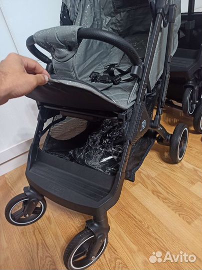 Коляска Babalo classic 2022 снег ч/р, б/р новинка