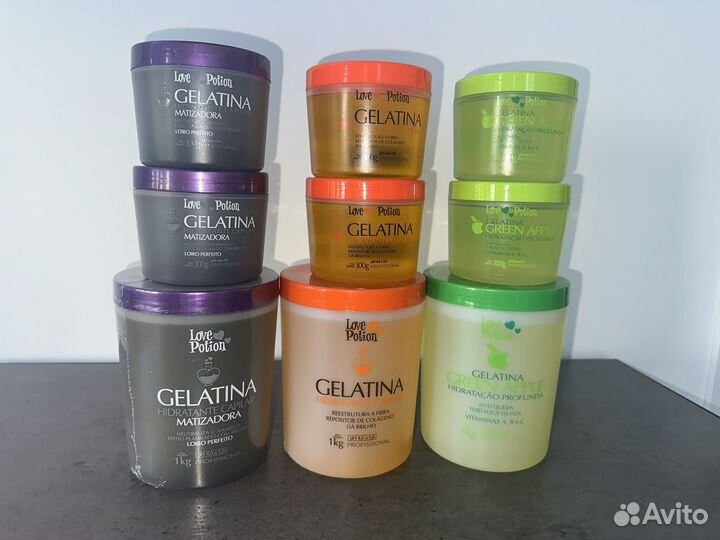 Gelatina, желатина, маска Love Potion