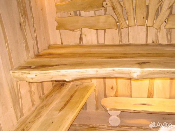 Доска необрезная ольховая для бани