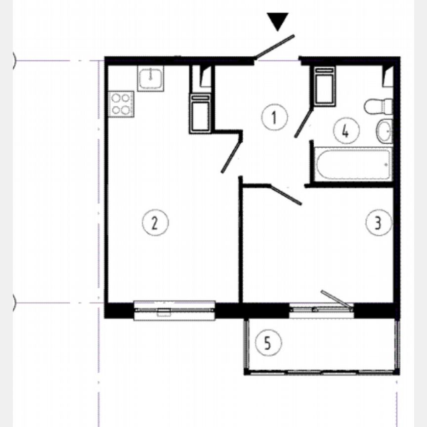 1-к. квартира, 35,2 м², 8/12 эт.