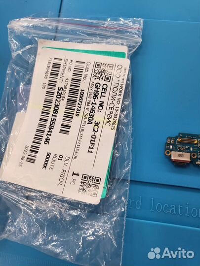 Нижняя плата, системный разъём samsung flip 3