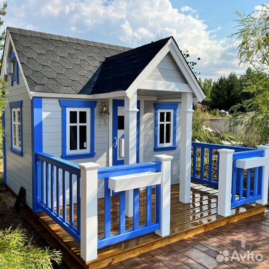 Детские игровые домики, площадки от производителя