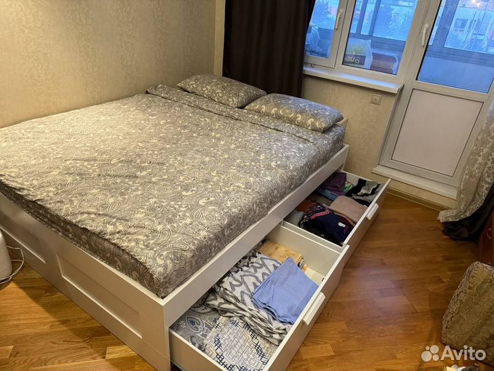 Кровать IKEA Бримнэс оригинал с матрасом 180 x 200