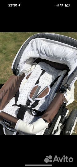 Коляска emmaljunga 2 в 1 идеальное состояние