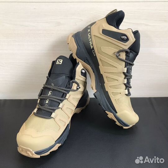 Кроссовки Salomon X ultra 4 GTX мужские зимние беж