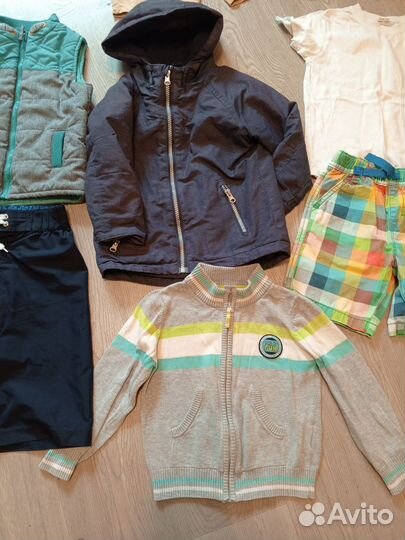 Пакет одежды шорты, футболки, куртка, жилет 98