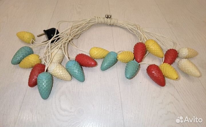 Электрогирлянда Лесная сказка Шишки СССР