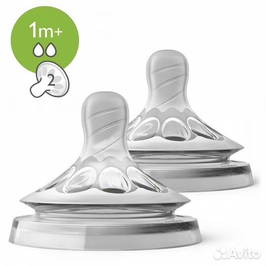 Соски бутылочные Philips Avent Natural SCF042/27