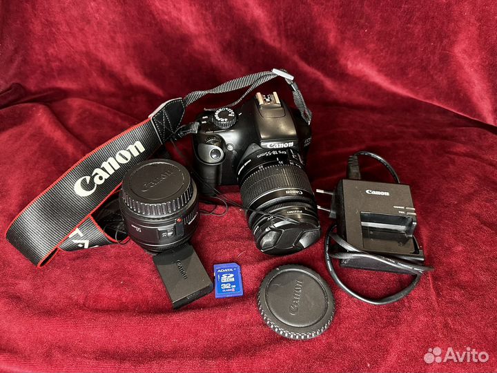 Зеркальный фотоаппарат canon eos 1100d