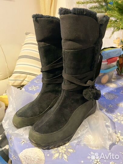 Сапоги женские натуральная замша 39 размер