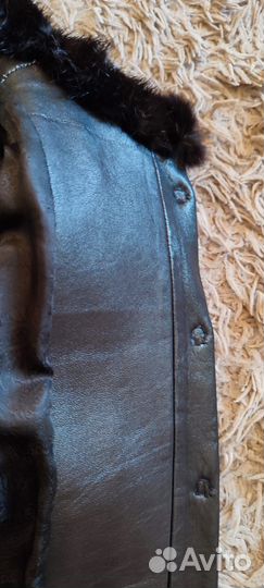 Шуба из норки Автоледи, 48 р-р
