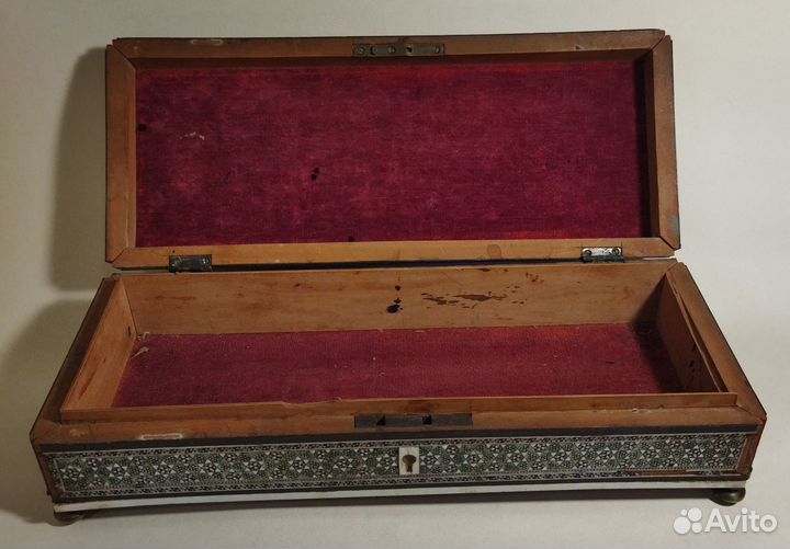 Старинная шкатулка для перчаток СССР