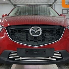 Накладка на решётку бампера Mazda CX-5 2012+