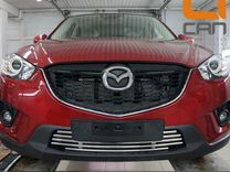Накладка на решётку бампера Mazda CX-5 2012+
