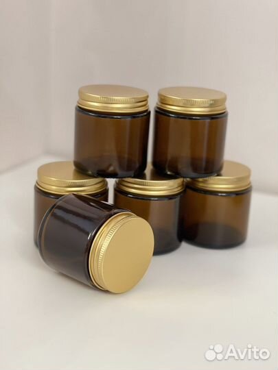 Баночки для свечей с металлическими крышками