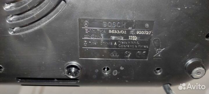 Кофеварка bosch