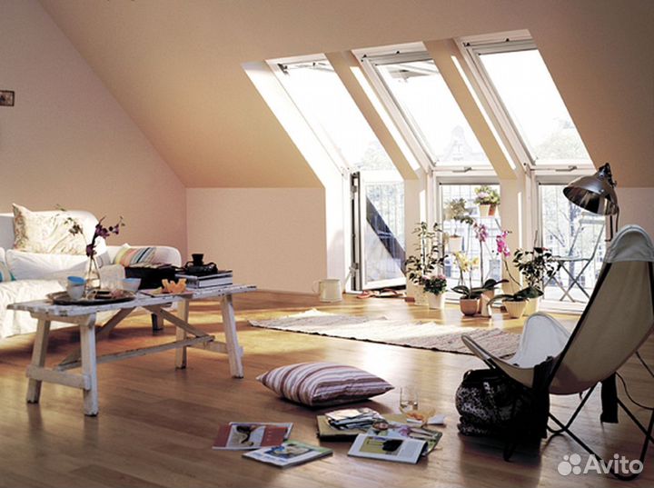 Мансардное окно терасса