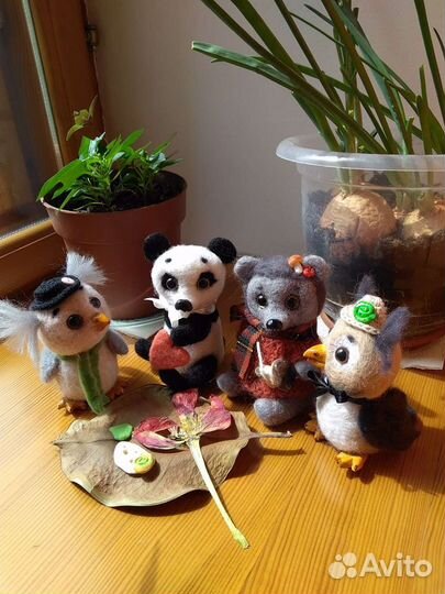 Игрушки в технике сухого валяния