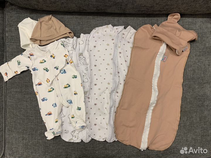 Вещи пакетом 56 62 на малыша