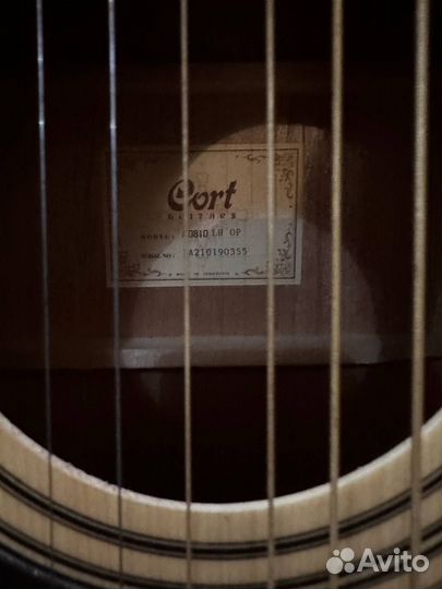 Акустическая гитара cort ad 810 для левшей