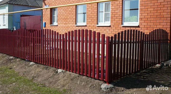 Забор металлический под ключ качественно