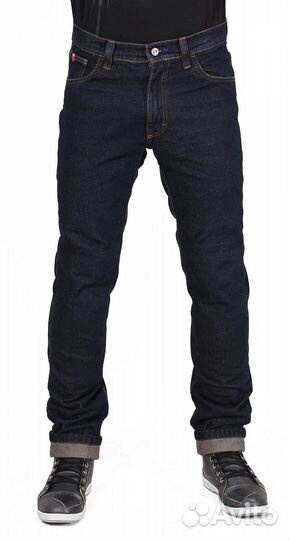 Мотоджинсы inflame classic (цвет: темно-синий)