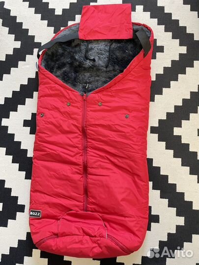 Конверт для новорожденного на овчине bozz