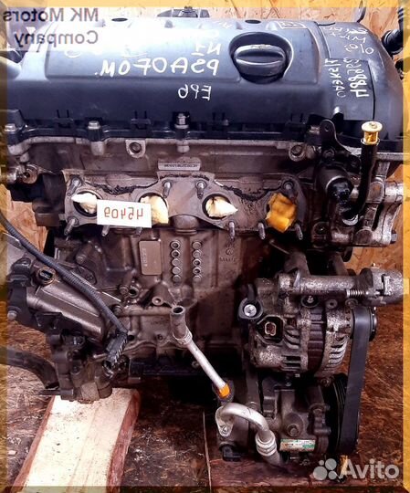 Двигатель 1,6 EP6 5FW Peugeot 308 408 207