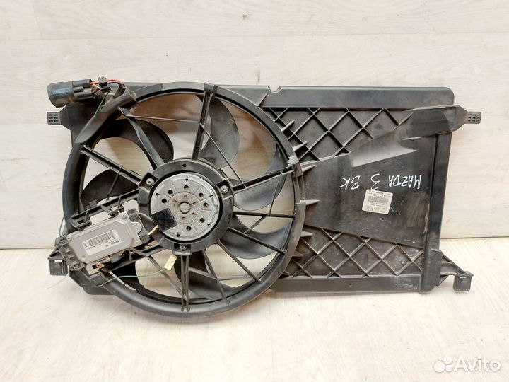 Вентилятор охлаждения Mazda 3BK. 2003-2009