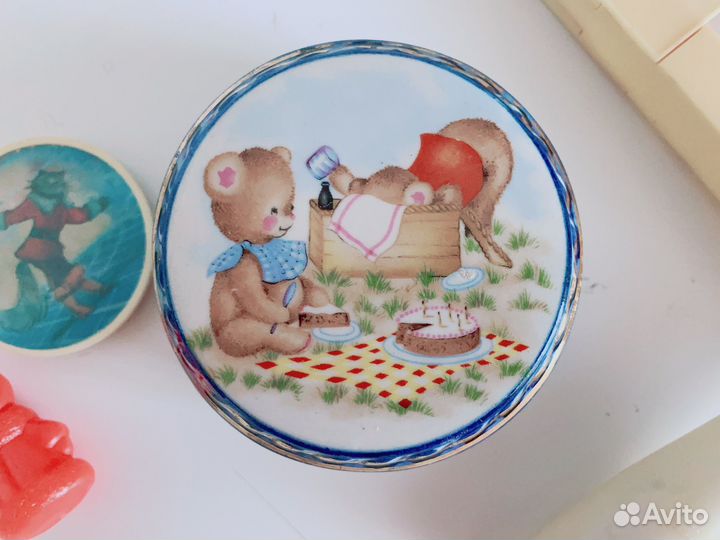 Советские игрушки шкатулка значок