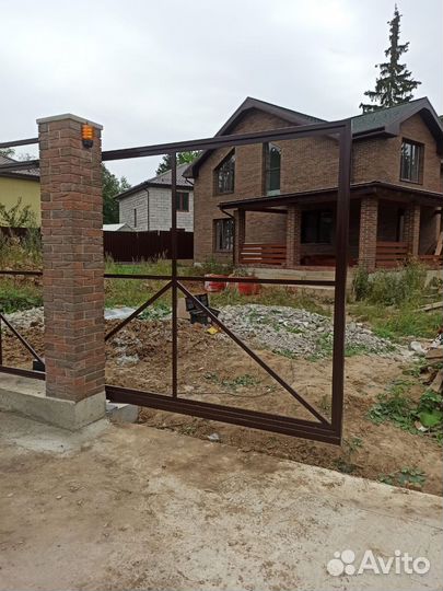 Откатные ворота под ключ