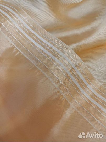Тюль из органзы готовая (новая)