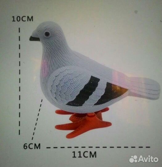Заводная птичка (голубь) и крокодил для ванны