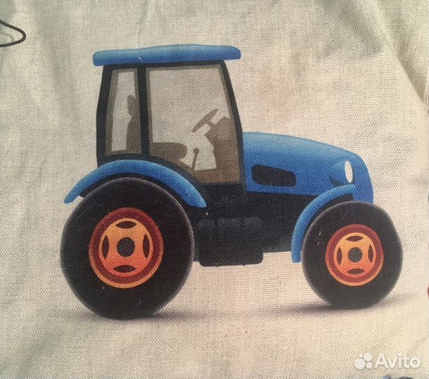 Синий трактор