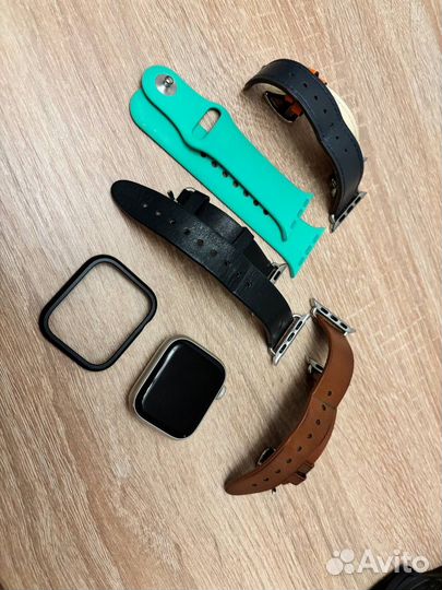 Часы apple watch 7 41 mm starlight