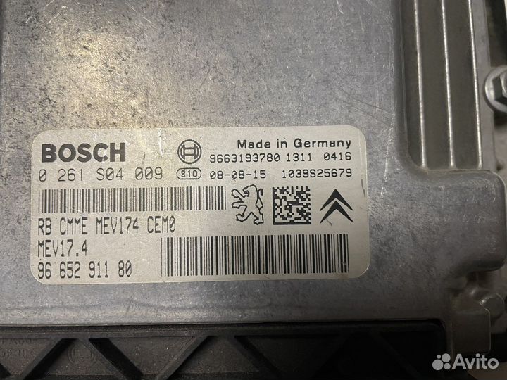 Блок управления двигателем Peugeot 308