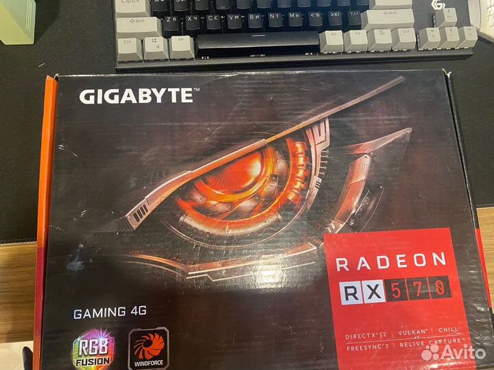 Видеокарта rx570 4gb