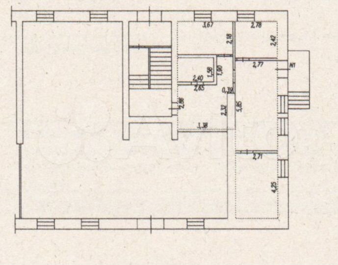 3-к. квартира, 58,2 м², 1/3 эт.