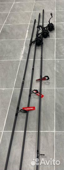 Карповый набор на 3 удилища и 3 катушки