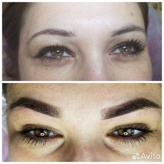 Перманентный макияж бровей, губ, век