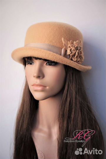 Шляпа женская валяная