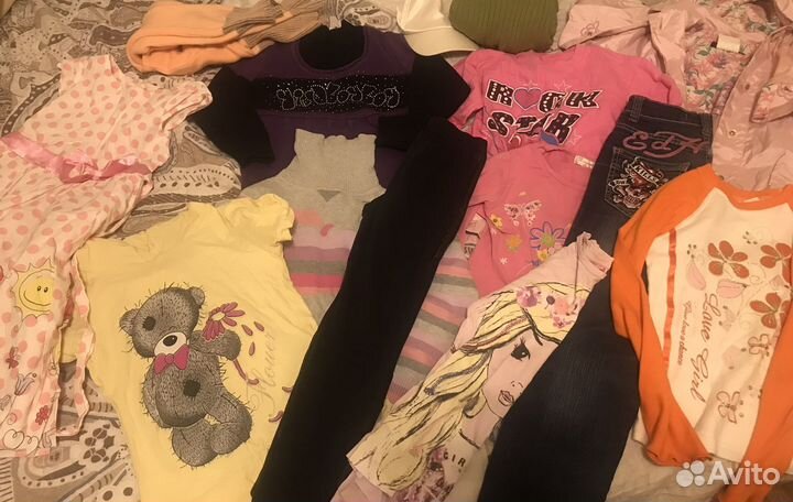 Детские вещи пакетом для девочки 110 116