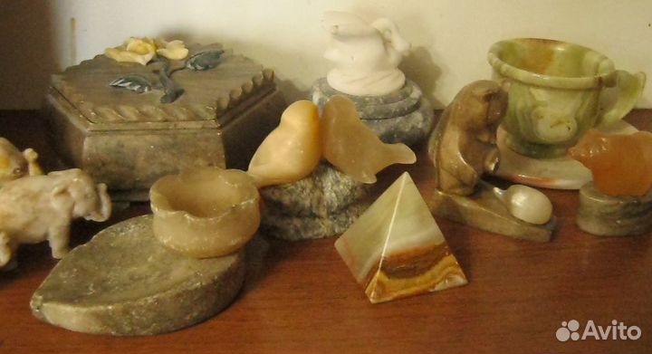 Фигурки (Камень Селенит,Гранит и т.д ) СССР