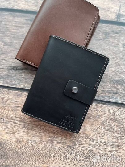 Обложка для автодокументов натуральная кожа