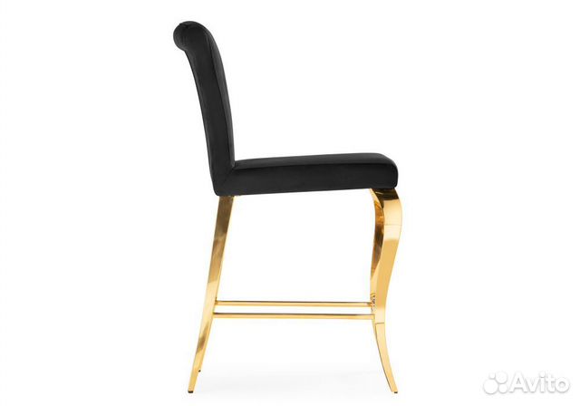 Барный стул Joan black - gold