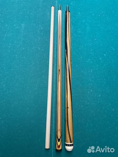 Трехсоставной кий Геннадия Баринова лунный эбен