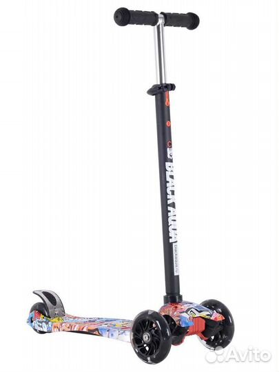 Самокат детский Black Aqua v.1