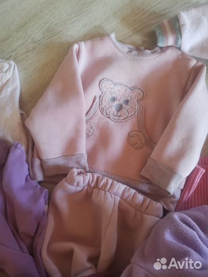 Одежда пакетом для девочки 86 92