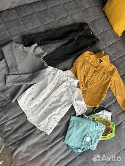 Одежда пакетом на мальчика 110